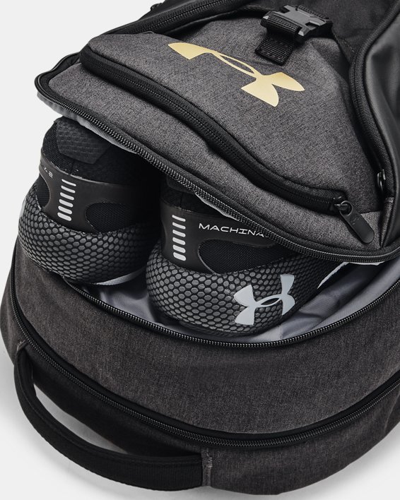 UA Hustle Pro Backpack, Black, pdpMainDesktop image number 4